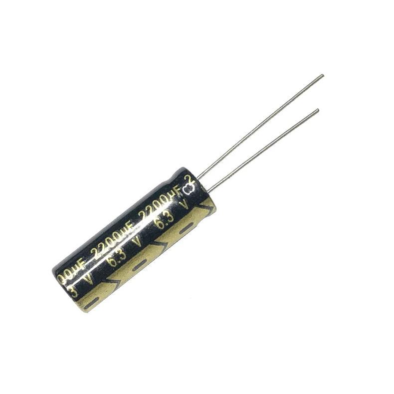 6.3v2200UF  8x24mm  Aluminum Electrolytic Capacitors 6.3v 2200UF 2200mf 2200MFD 2200uf6.3v 2200mf6.3