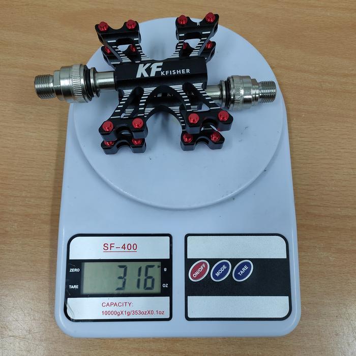 Pedal Quick Release Kfisher Bearing Premium Black Blue Original Dan Terpercaya