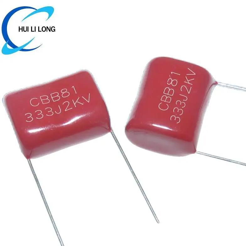 10pcs Metallized Polypropylene Film Capacitor  CBB81  2000V 103J/153J/183J/223J /333J 2KV 103 153  1