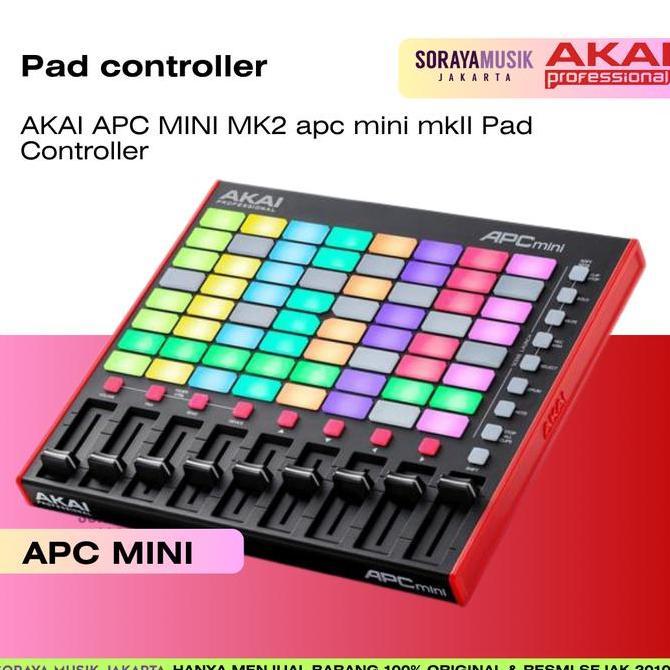 Legancity55 - Akai Apc Mini Mk2 Apc Mini Mkii Pad Controller Garansi Resmi