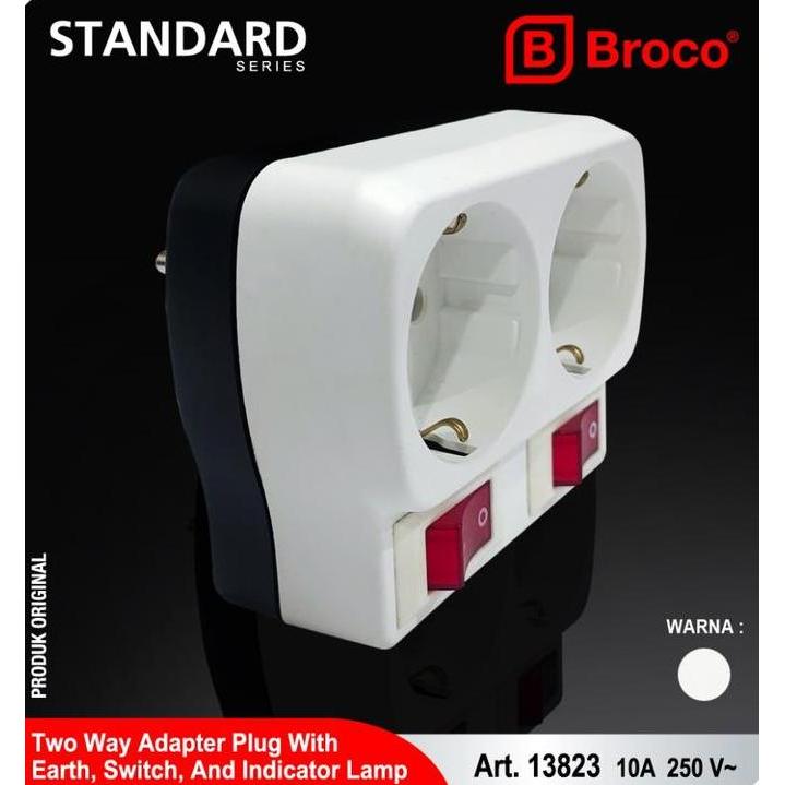 wasihan500 - broco stop kontak outbow stop kontak saklar tusuk kontak 2 cabang dengan arde, saklar d