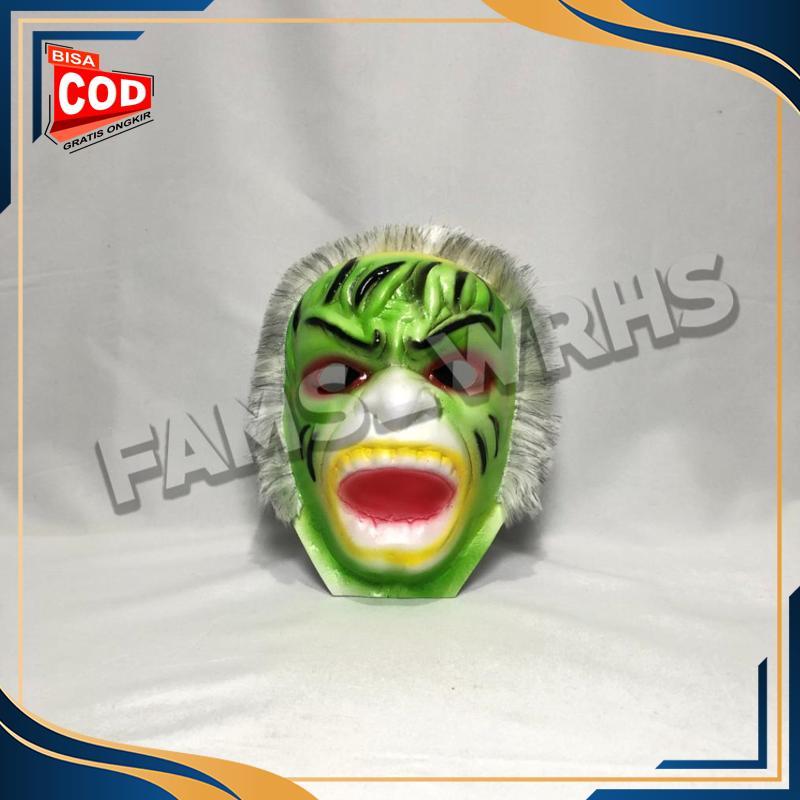 Topeng Hanoman Hijau Spons Topeng Hulk Topeng Anoman Topeng Anak HARGA TERMURAH