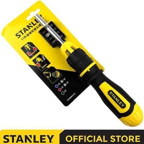 XAVIERY Stanley Racheting Multi Bit Screwdriver STHT68010-8 10Pcs