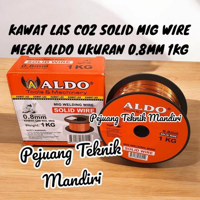 LOWARY RAMCO KAWAT LAS CO2 0.8MM 1KG / KAWAT LAS CO2 SOLID MIG WIRE 0.8 MM RAMCO