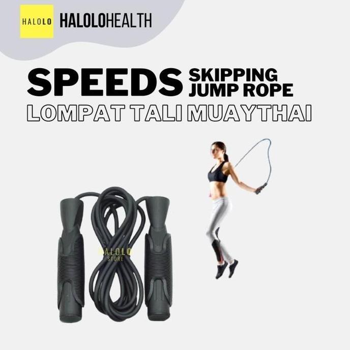 Skipping Jump Rope Lompat Tali SPEEDS Muaythai Olahraga Outdoor