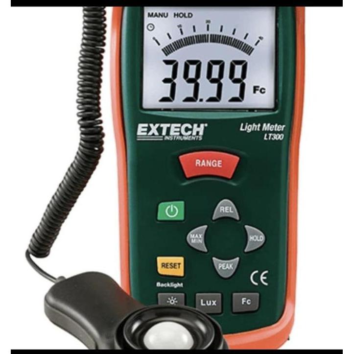 GARAVAR Extech Lt 300 Digital Light Lux Meter Intensitas Cahaya