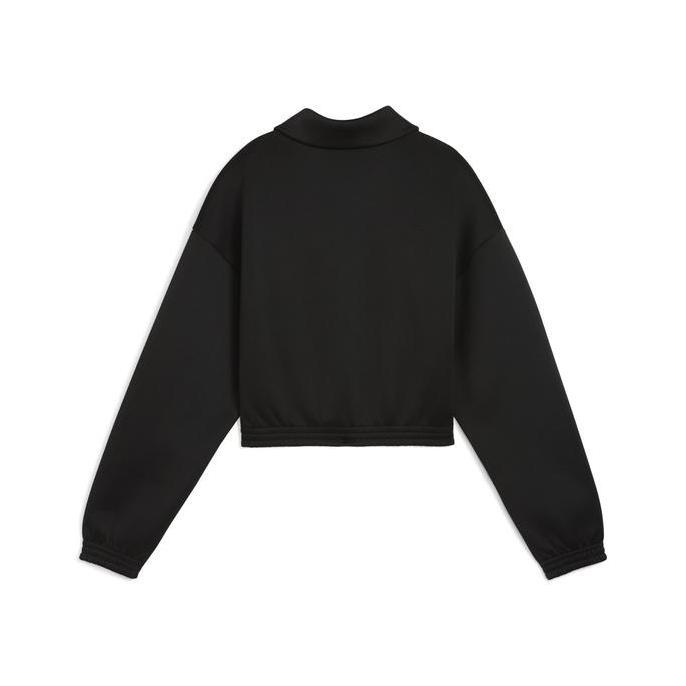 Nursellerjagat Puma Jaket Track Santai Cropped Wanita Black