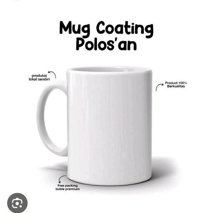 :<:<:<:<] Mug Putih Polos Sudah Coating