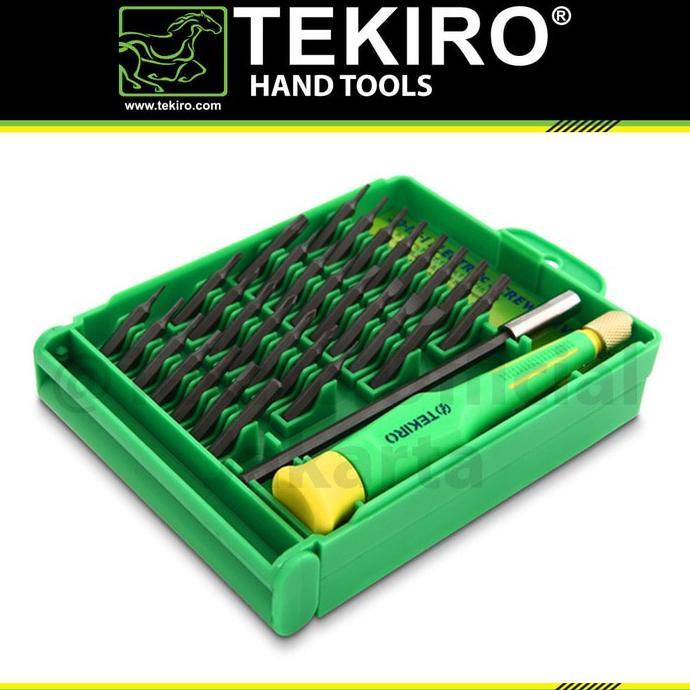 Tekiro Obeng Presisi Set 30 Pcs (Precision Screwdriver) - Obeng Servis HP Laptop Elektronik TEKIRO