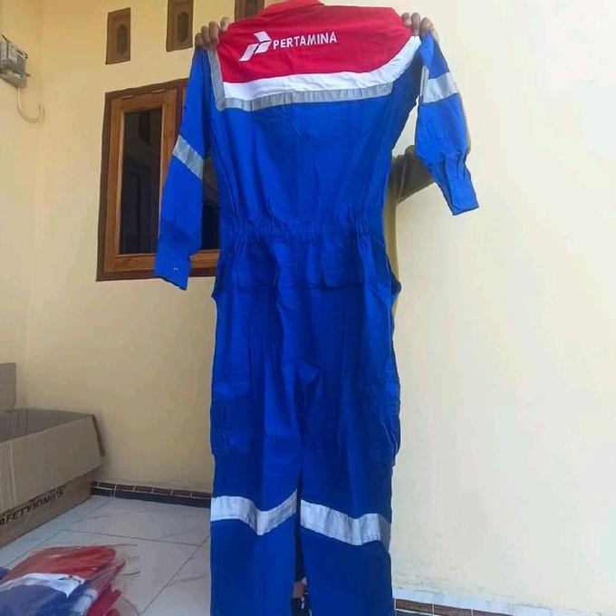 Wearpack Coveroll Pertamina BR - Shield Anti Flame PROMO AWAL TAHUN