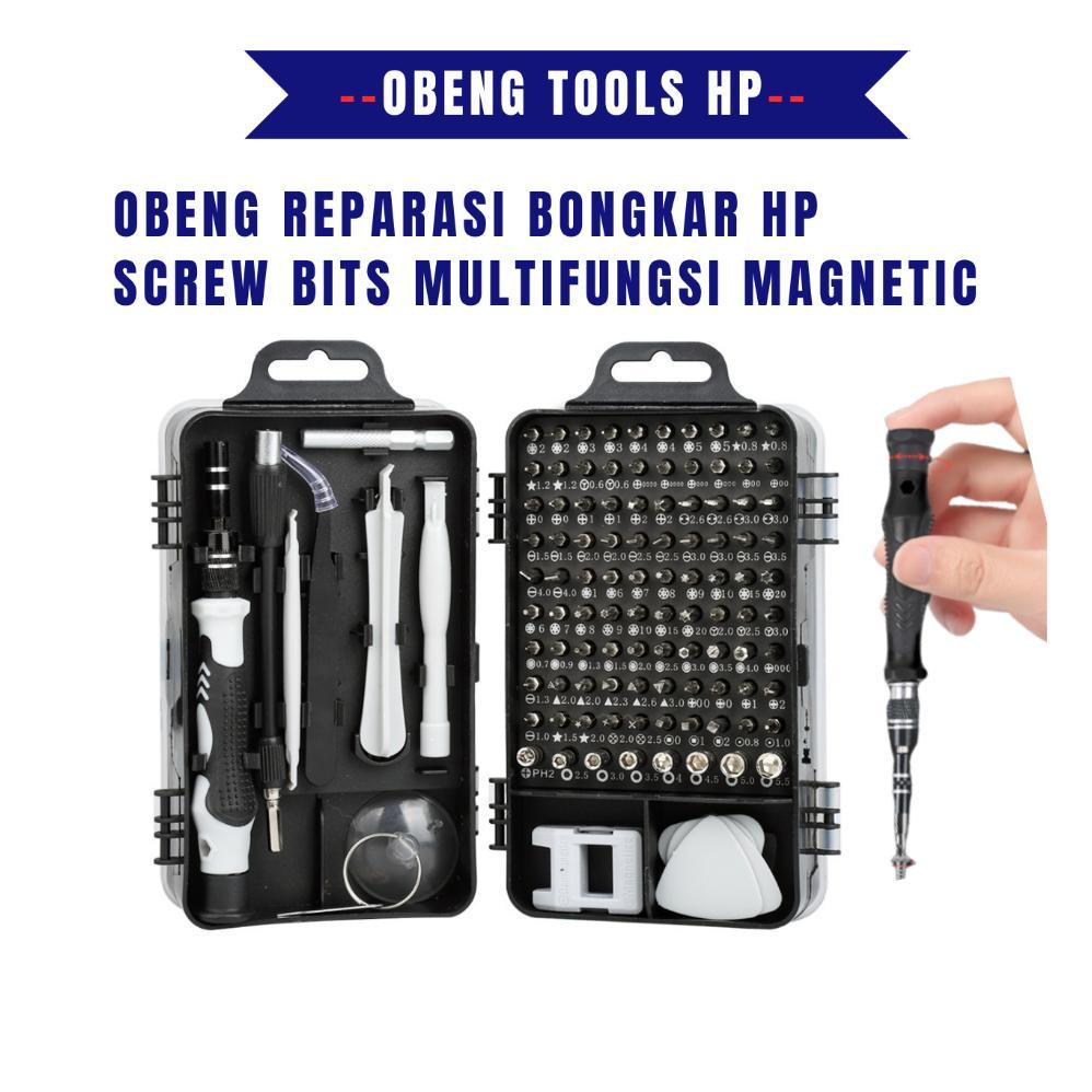 Obeng Service Hp Komputer Laptop Fullset Magnetic 122 in 1