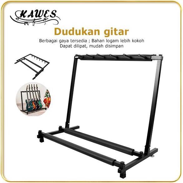Sandar_berto - Stand Rak Gitar - Rak gitar elektrik akustik stand gitar 3 5  7
