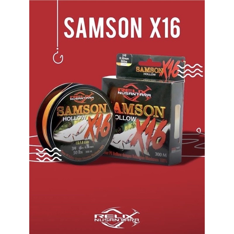 Stars Fishing Senar Tali Benang PE SAMSON X16 300m Multicolor Relix Nusantara PE 1 sd PE 10 Kuat