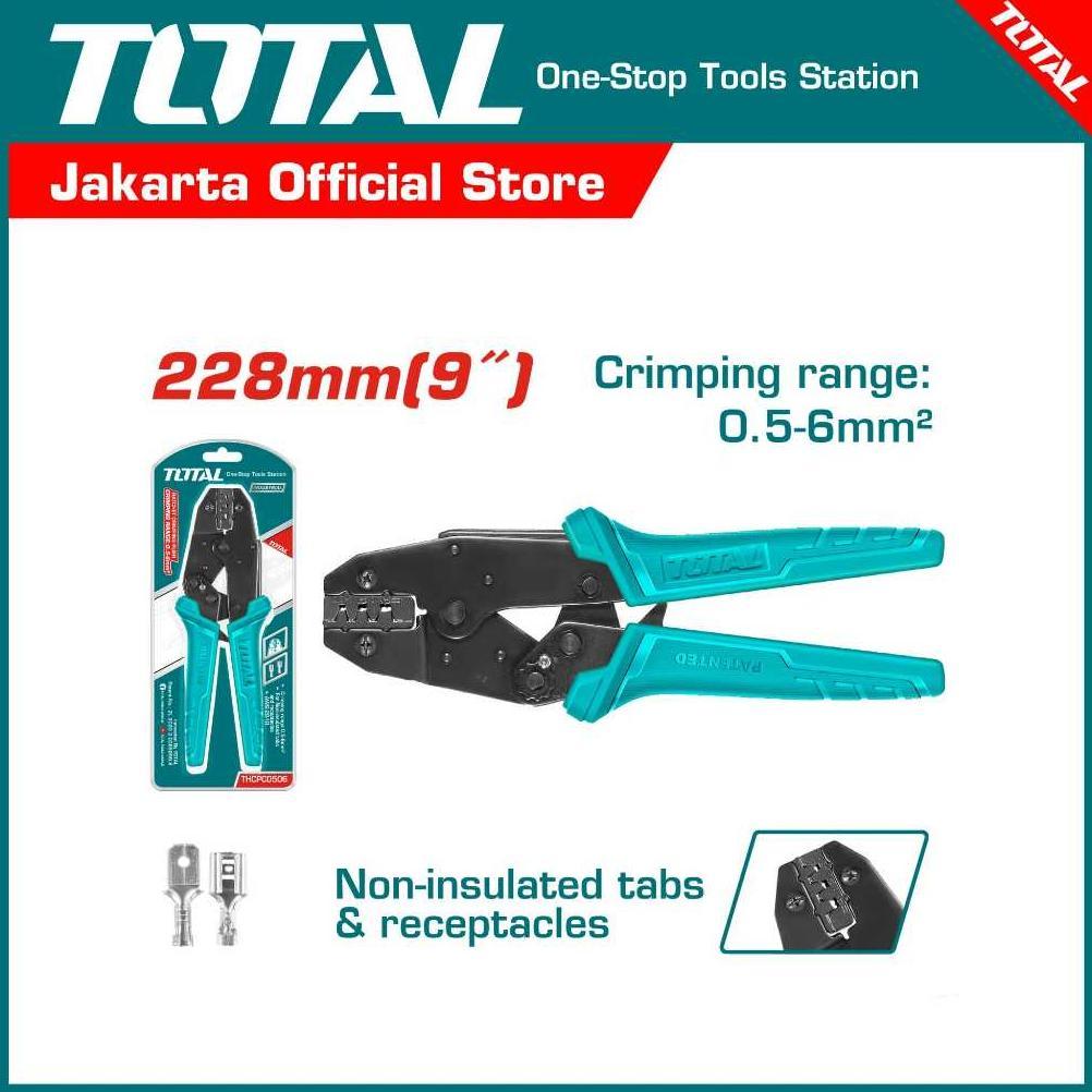 TOTAL Ratchet Crimping Plier THCPC0506
