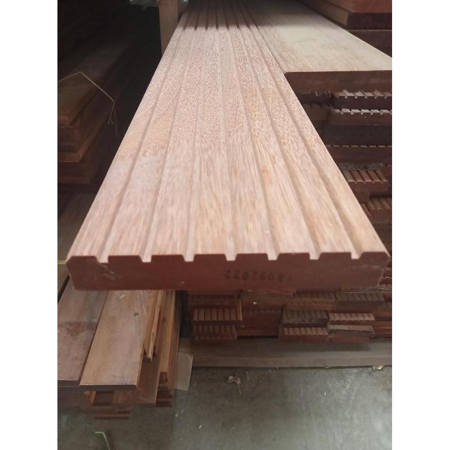 Lantai kayu bengkirai - papan kayu bengkirai - Kayu Decking 14,5 Promo