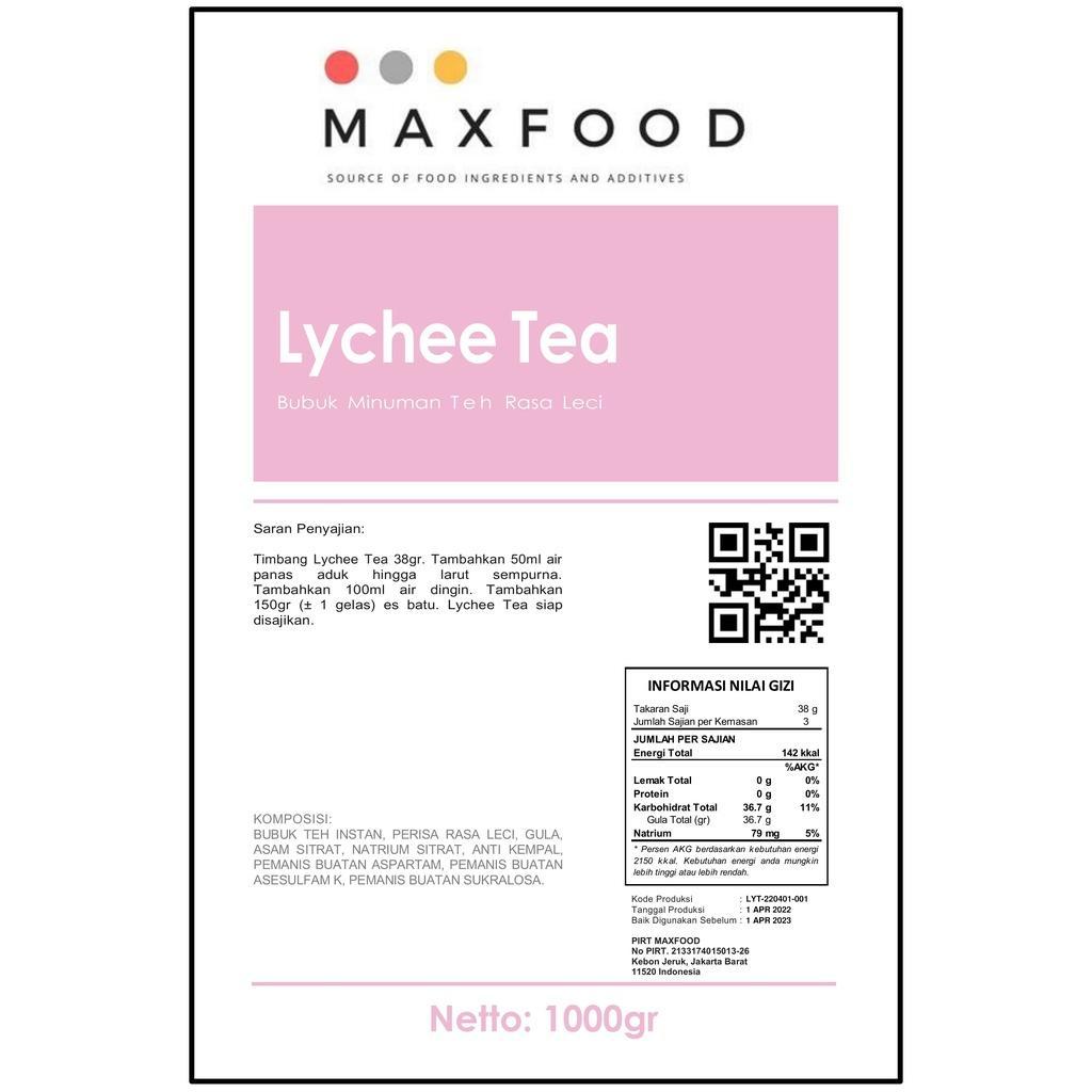 Lychee Tea/ Teh Leci/ Bubuk Minuman Lychee Tea/ Lychee Tea Powder 1 Kg