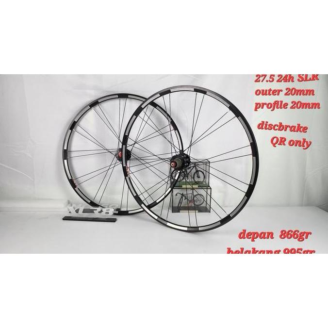 TERBARU Wheelset 27.5 SLR 24h XLR8 Murah Banget HOT SALE