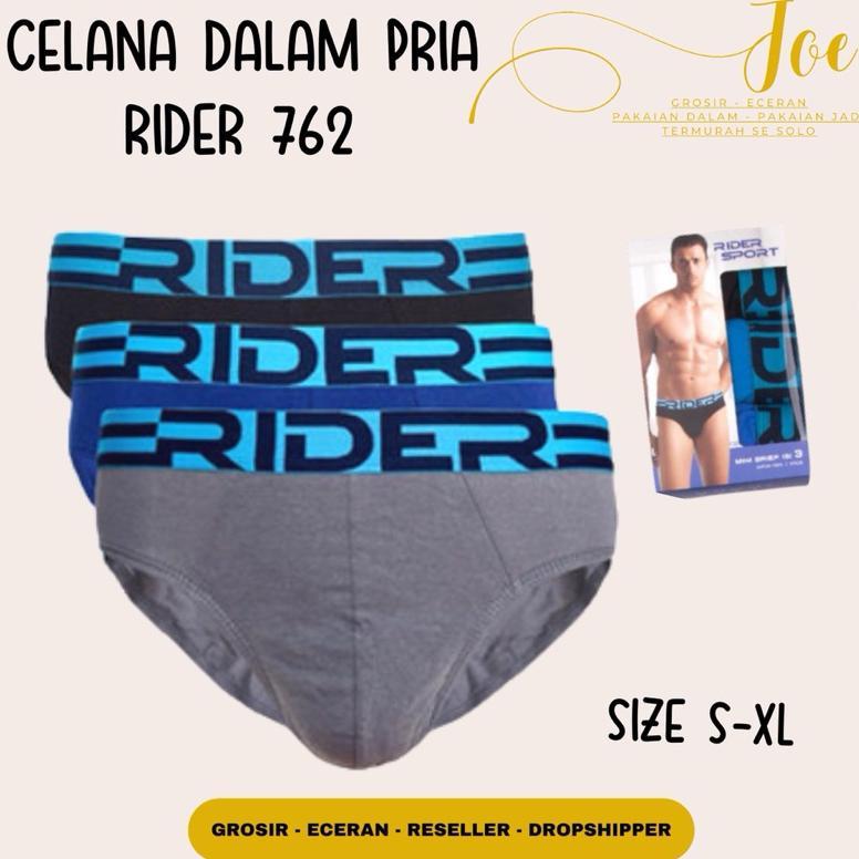 Celana Dalam Rider Sport 762B Isi 3 - Celana Dalam Pria - CD Rider Sport