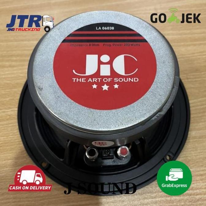 Promo Speaker JIC LA 06038 - Speaker 6 INCH - MID - Original Diskon