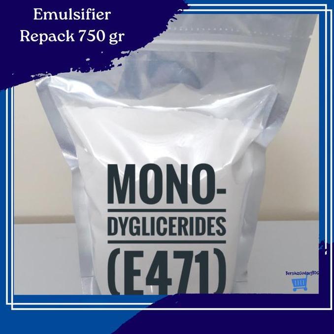 Emulsifier: Mono-diglicerides of fatty acid (E471) - 750 grm