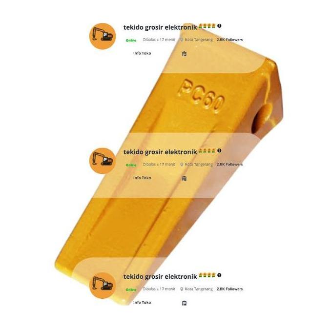 KUKU BUCKET PC75 PC 75 KOMATSU TERBATAS