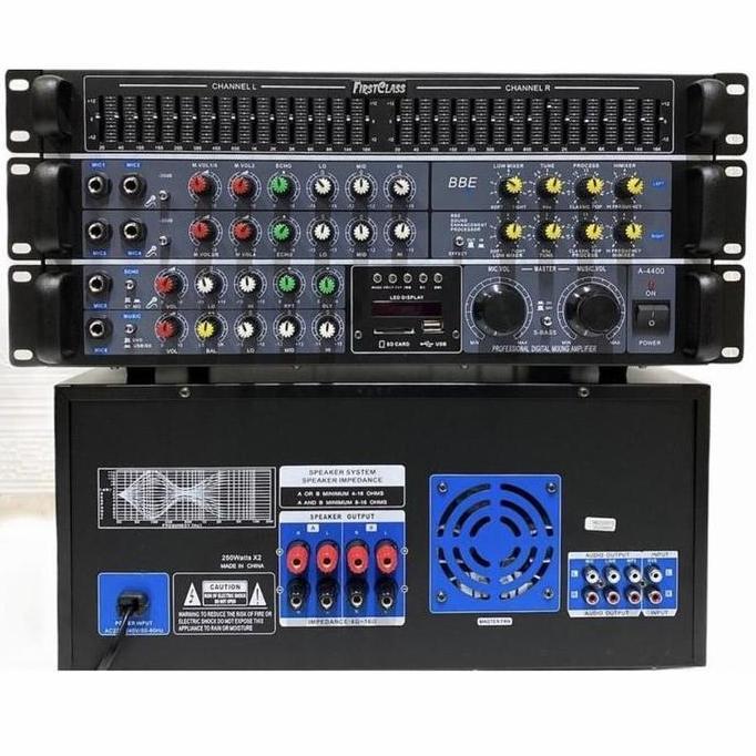 Promo Amplifier Firstclass FC-A 4400 DSP / FC 4400 BBE Bluetooh USB Original Diskon