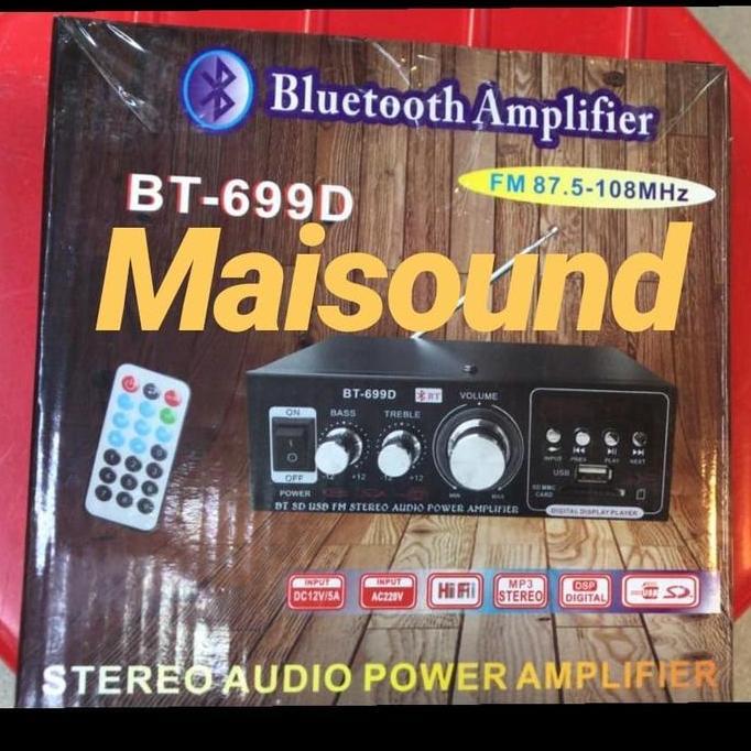Promo AMPLIFIER BT 699D AMPLI MINI BT 699 D BT699D USB SD CARD FM RADIO Diskon
