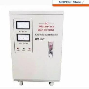 STABILIZER MATSUNAGA 5000WATT(5KVA) STAVOL PENSTABIL ARUS LISTRIK ORIGINAL DAN TERPERCAYA