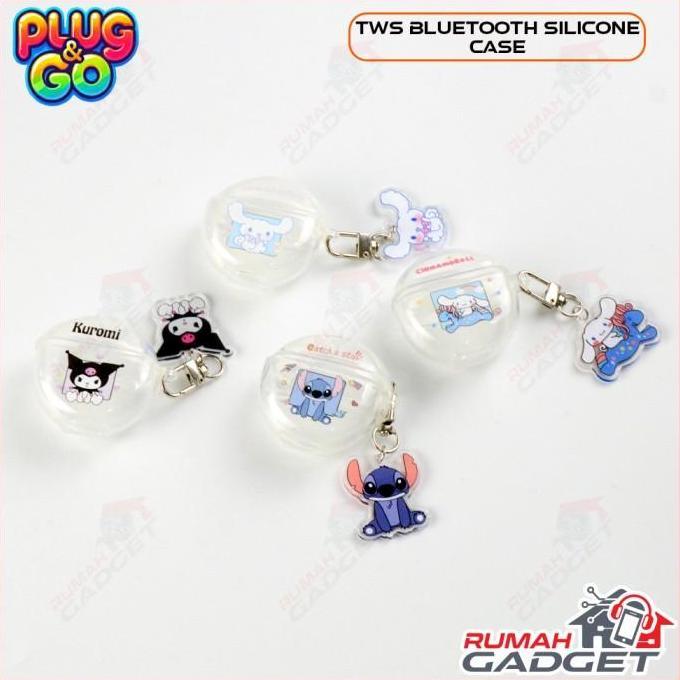 Promo CASE Headset Universal TWS i12 & TWS PRO 6 AIRPODS Bluetooth Earphone Kartun Karakter Lucu Dis