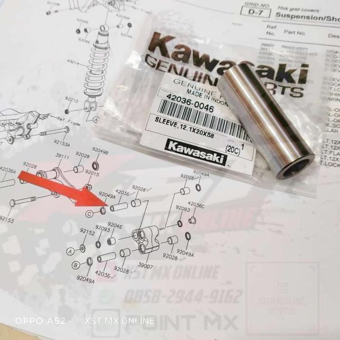 bosh unitrack klx 150 original