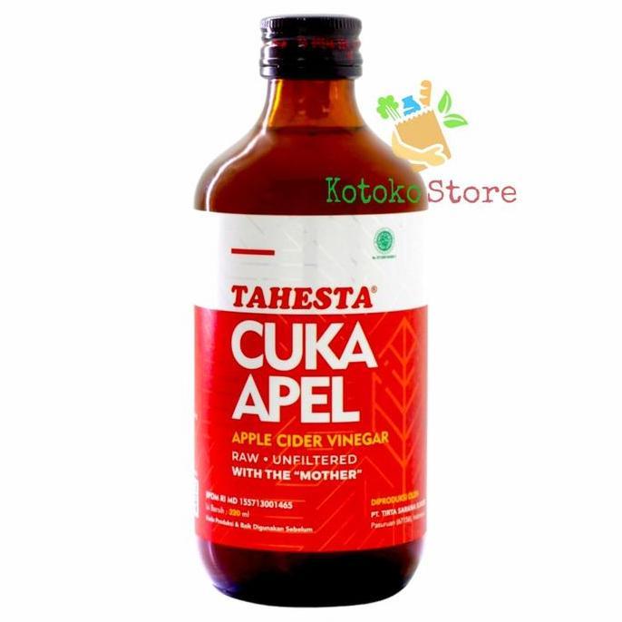 Ready  Cuka Apel Tahesta / Cuka Apel Original / Cuka Apel Organik 320ml