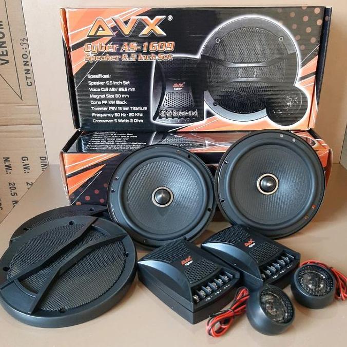 Promo PAKET AUDIO MOBIL SPEAKER AVX CYBER ( SPLIT AVX + COAXIAL AVX ) Diskon