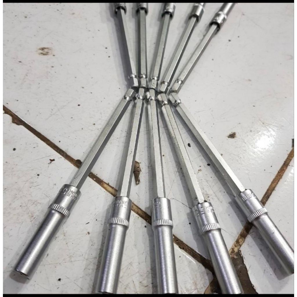 Mata bor obeng bor sok sock shock socket nut driver ukuran 5,5 5.5 mm 5,5mm 5.5mm, khusus untuk oben