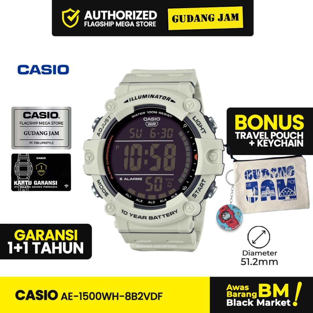 Jam Tangan Casio Ae-1500Wh-8B2Vdf Ae-1500Wh Ae-1500 Ae1500Wh Ae 1500Wh