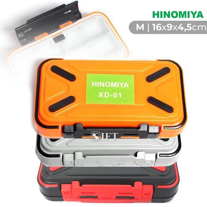 Kotak Kail Hinomiya Waterproof Box Xd-01 (M) | 2 Sisi