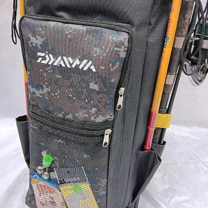 Tas Pancing Jumbo Daiwa Ransel Kotak Big Size Cordura Waterproof 100Cm Buat Joran Tegek Joran Reel A