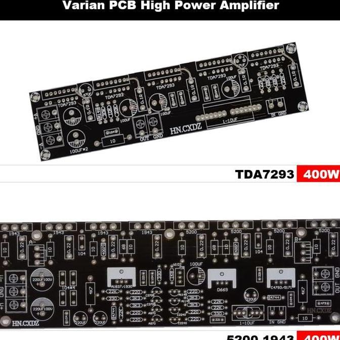Promo PCB High-Power Amplifier IC TDA7293/TDA7294 Transistor 2SC5200/2SA1943 Diskon