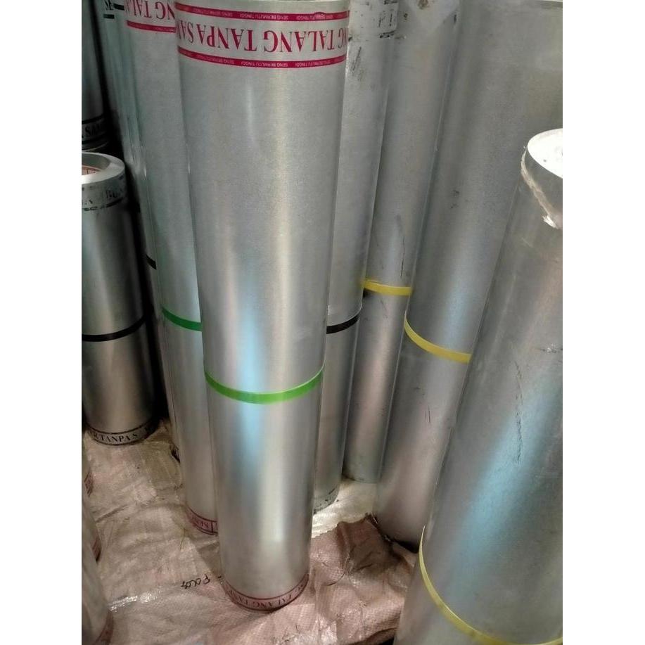 Seng Talang Galvalum/Seng Plat Galvalum Tinggi 120 cm Tebal 0,2mm/roll
