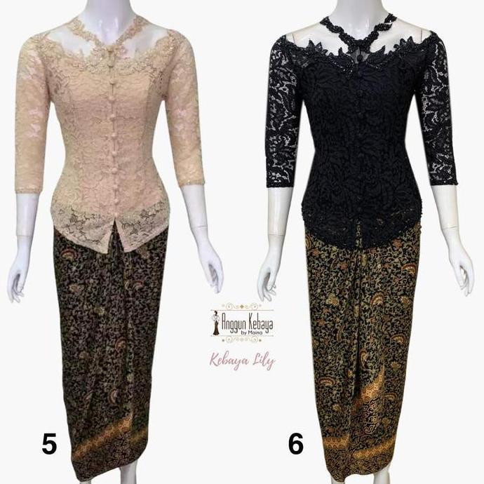 ANGGUN KEBAYA - Kebaya Lily | Kebaya Remaja | Kebaya Wisuda | Kebaya Modern | Kebaya Brokat Premium 
