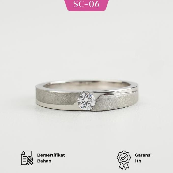 Cincin Cowok Silver Model SC-06 Sovia Jewelry