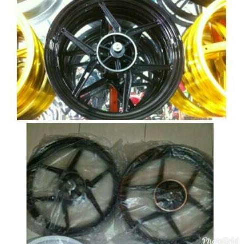 velg axio scorpio disc depan belakang