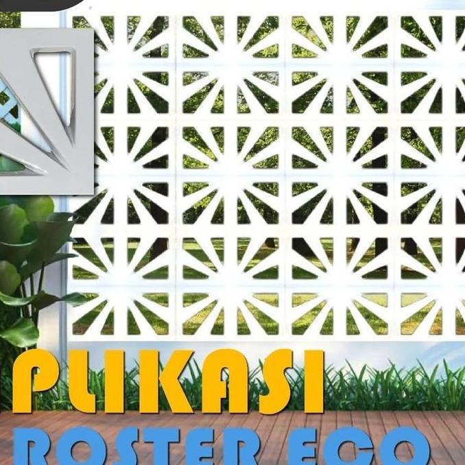 Roster pagar keramik minimalis RO155