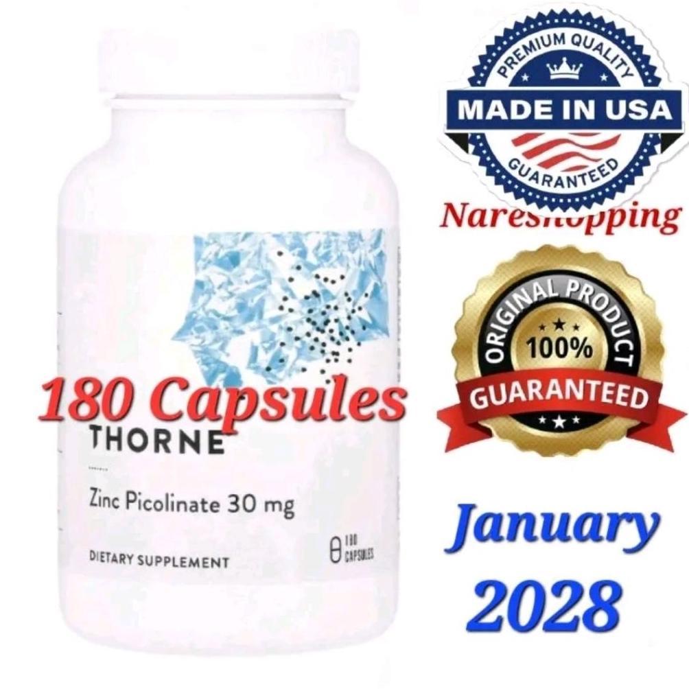 Thor Research Zinc Picolinate 30 Mg 60 180 Capsules - 30Mg Original