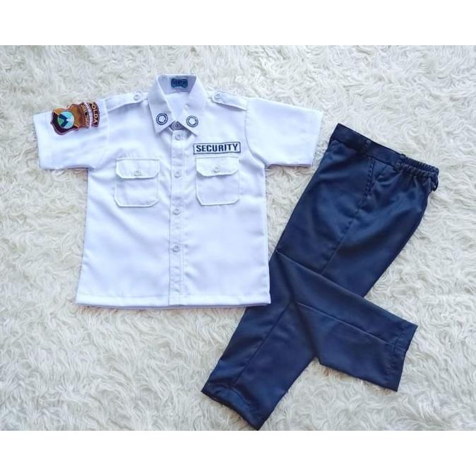 TERMURAH Seragam Security Anak Baju Satpam READY STOCK