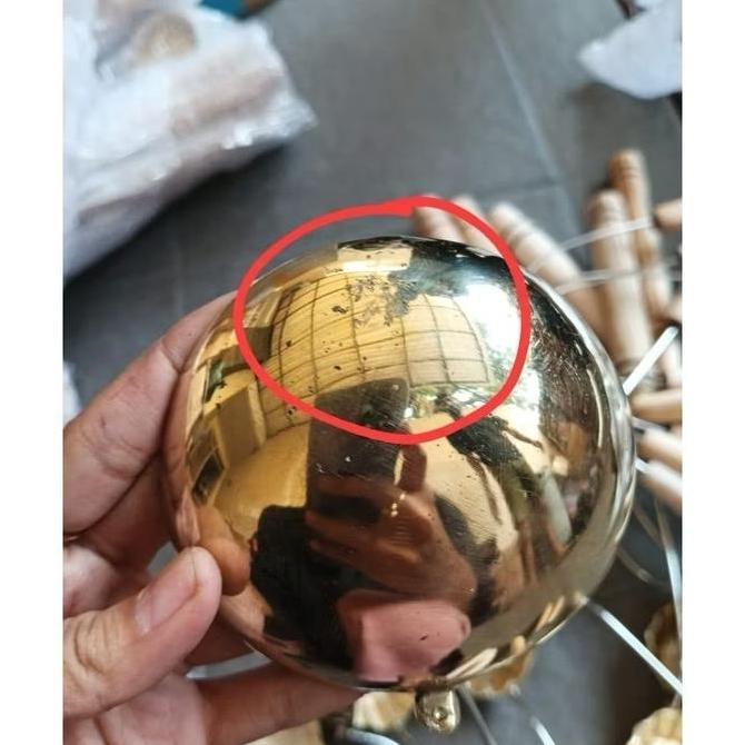 CETAKAN BAKWAN KUNINGAN - BULAT 9 CM