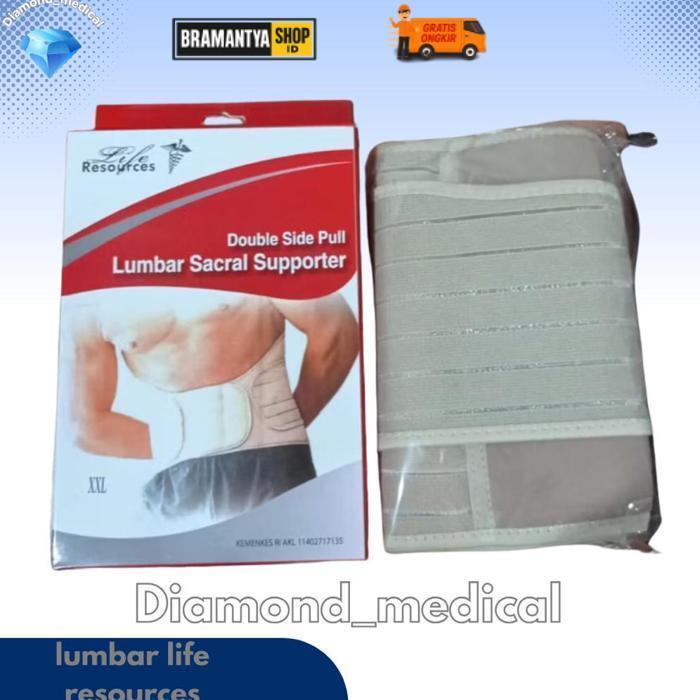 Exclusive Korset Lumbar Life Resources Ukuran S-2Xl