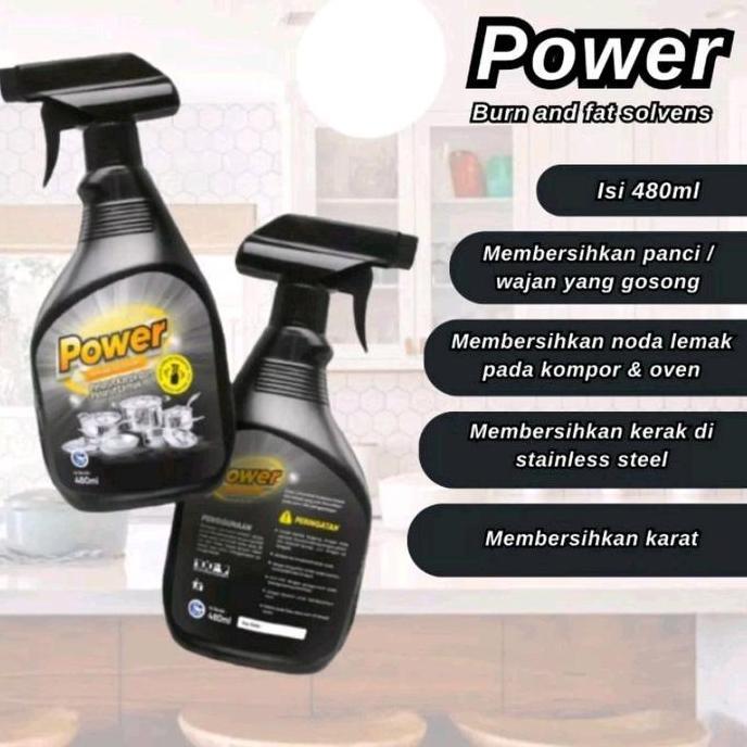 BERKUALITAS Power Black Pembersih Panci, Karat Dll