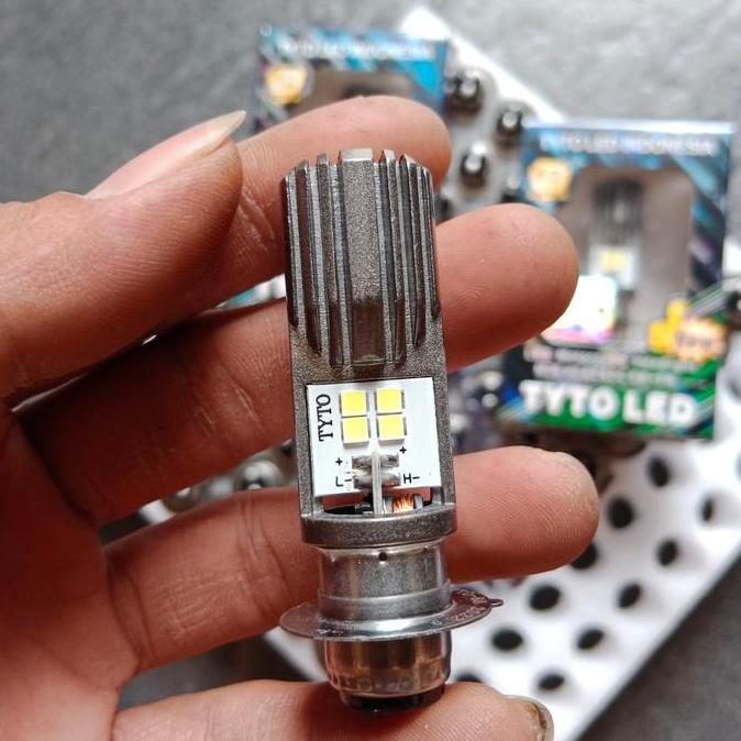 led lampu motor utama original lampu tyto h6 8 led 2sisi universal