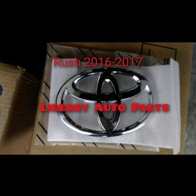 // EMBLEM GRILLE GRILL LOGO TOYOTA RUSH 2016-2017 ORIGINAL *