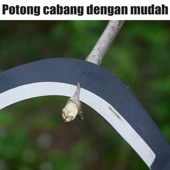 Ocean-X[COD] Sabit Pisau pinang, Sabit Kelapa Sawit, Sabit Nangka, Sabit Teleskopik Serbaguna untuk 